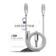6 ft USB Type C To USB Type C Kabel (AmpSentrix) (Infinity) (Silber)
