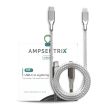 6 ft Non-MFI USB Type C To Lightning Kabel (AmpSentrix) (Infinity) (Silber)