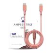 6 ft USB Type C To USB Type C Kabel (AmpSentrix) (Infinity) (Pink)