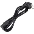 Wrapd C13 Grounded Power Cord (EU Stopfen)