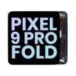 Innen OLED Display mit Rahmen für Pixel 9 Pro Fold (Original) (Carbon)