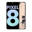 OLED Display mit Rahmen (mit Fingerabdruck Sensor) für Pixel 8 (Original)