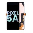 OLED Display Einheit mit Rahmen für Google Pixel 5A 5G (Original) (Schwarz)
