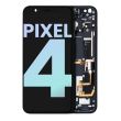 OLED Display mit Rahmen für Pixel 4 (Original) (Clearly White Power-Taste)