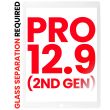 Digitizer für iPad Pro 12.9" 2nd Gen (2017) (Glas Separation Required) (Weiß)