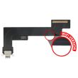 Ladebuchse Flexkabel für iPad Air 4 (WLAN nur) (Aftermarket Plus) (Weiß)