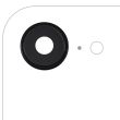 Rückkamera-Linse mit Halterung & Rahmen für iPhone 16e/ 17e (Premium) (Schwarz)