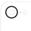 Rückkamera Ring nur für iPhone 16e/ 17e (Schwarz) (10er Pack)