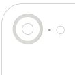 Rückkamera Ring nur für iPhone 16e/ 17e (Weiß)