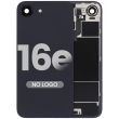 Rückglas mit MagSafe-Magnet, NFC & Blitz-Flex für iPhone 16e (Schwarz)