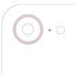 Rückkamera Ring nur für iPhone 17e (Zartrosa) (10er Pack)