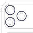 Rückkamera Ring nur für iPhone 17 Pro/ 17 Pro Max (3-teiliges Set) (Tiefblau)