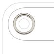 Rückkamera-Linse mit Halterung & Rahmen für iPhone Air (Hellgold)