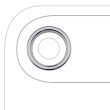 Rückkamera Ring nur für iPhone Air (Himmelblau) (10er Pack)