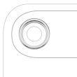 Rückkamera Ring nur für iPhone Air (Wolkenweiß)