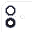 Rückkamera-Linse mit Halterung & Rahmen für iPhone 17 (Premium) (Nebelblau)