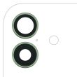 Rückkamera-Linse mit Halterung & Rahmen für iPhone 17 (Salbei) (Premium)