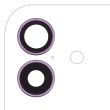 Rückkamera-Linse mit Halterung & Rahmen für iPhone 17 (Lila) (Premium)
