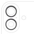 Rückkamera Ring nur für iPhone 17 (2-teiliges Set) (Schwarz) (10er Pack)