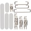 Tasten-Set (Power/ Lautstärke/ Schalter) für iPhone 17 Pro/ 17 Pro Max (Silber)