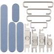 Tasten-Set (Power/ Lautstärke/ Schalter) für iPhone 17 (Nebelblau)