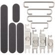 Tasten-Set (Power/ Lautstärke/ Schalter) für iPhone 17 (Schwarz)
