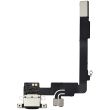 Ladebuchse Flexkabel für iPhone 16 Pro Max (Aftermarket Plus) (Titan Schwarz)