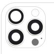 Rückkamera-Linse mit Halterung & Rahmen für iPhone 16 Pro/ 16 Pro Max (Premium)