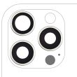 Rückkamera-Linse mit Halterung & Rahmen für iPhone 16 Pro/ 16 Pro Max Nr.2