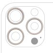 Rückkamera Ring nur für iPhone 16 Pro/ 16 Pro Max (3-teiliges Set) (Titan Natur)