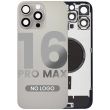 Rückglas mit MagSafe-Magnet für iPhone 16 Pro Max (Aftermarket) (Titan Natur)