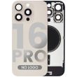 Rückglas mit MagSafe-Magnet für iPhone 16 Pro (Aftermarket) (Titan Wüste)