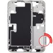 Mittelrahmen mit Power- und Lautstärketasten für iPhone 16 Pro Max (Titan Weiß)