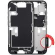 Mittelrahmen mit Power- und Lautstärketasten für iPhone 16 Pro (Titan Schwarz)