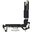 Ladebuchse Flexkabel für iPhone 16 (Aftermarket Plus) (Weiß)