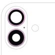Rückkamera-Linse mit Halterung & Rahmen für iPhone 16/ 16 Plus (Pink)