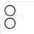 Rückkamera Ring nur für iPhone 16/ 16 Plus (2-teiliges Set) (Schwarz)