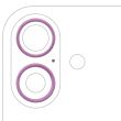 Rückkamera Ring nur für iPhone 16/ 16 Plus (Pink) (2-teiliges Set)