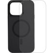 Black Hülle mit Display Schutz und MagSafe für iPhone 15 Pro Max