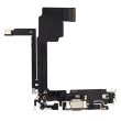 Ladebuchse Flexkabel für iPhone 15 Pro Max (Premium) (Titan Natur)