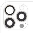 Rückkamera-Linse mit Halterung & Rahmen für iPhone 15 Pro Max (Titan Weiß)