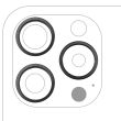 Rückkamera Ring nur für iPhone 15 Pro Max (Titan Schwarz) (3-teiliges Set)