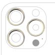 Rückkamera Ring nur für iPhone 15 Pro Max (Titan Natur) (3-teiliges Set)