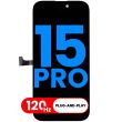 LCD Display Einheit für iPhone 15 Pro (Aftermarket AQ7 3.0) (120HZ)