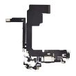 Ladebuchse Flexkabel für iPhone 15 Pro (Aftermarket Plus) (Titan Schwarz)