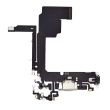 Ladebuchse Flexkabel für iPhone 15 Pro (Aftermarket Plus) (Titan Weiß)