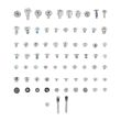 Komplettes Schrauben-Set für iPhone 16 Pro