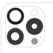 Rückkamera-Linse mit Halterung & Rahmen für iPhone 15 Pro (Titan Schwarz)
