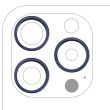 Rückkamera Ring nur für iPhone 15 Pro (3-teiliges Set) (Titan Blau) (10er Pack)