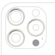 Rückkamera Ring nur für iPhone 15 Pro (Titan Weiß) (3-teiliges Set)